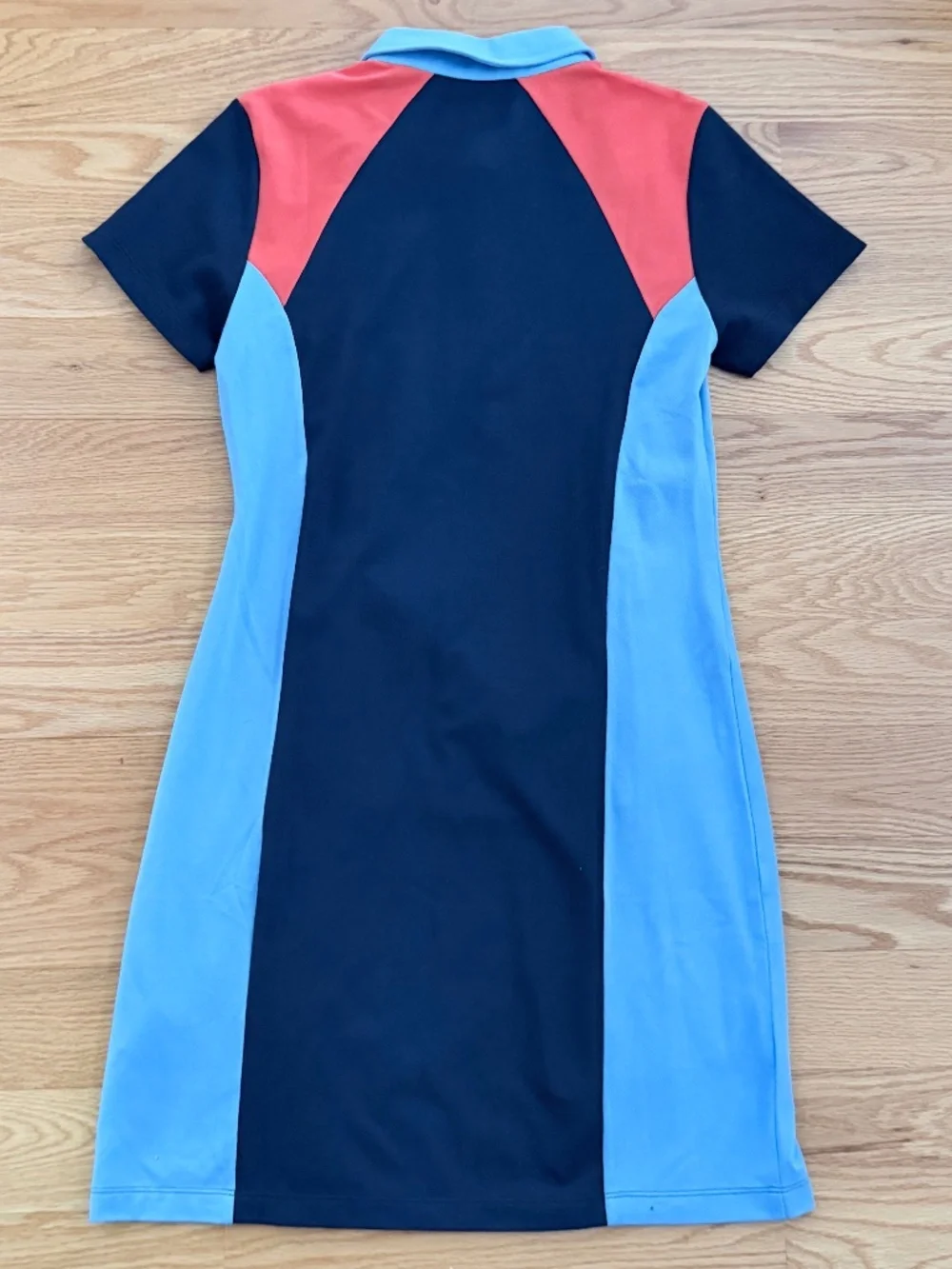 Tory Burch NWOT Color Block Pique Polo Dress (S)